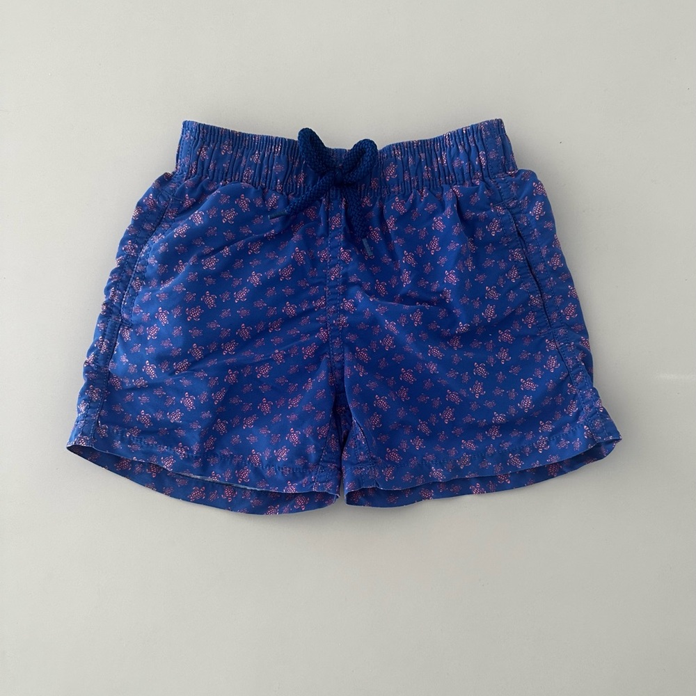 VILEBREQUIN boy swim shorts mini ronde des tortues royal blue/pink